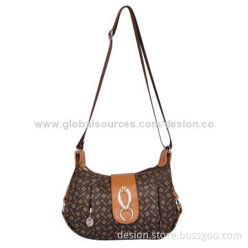 Fashion shoulder handbag with full printing